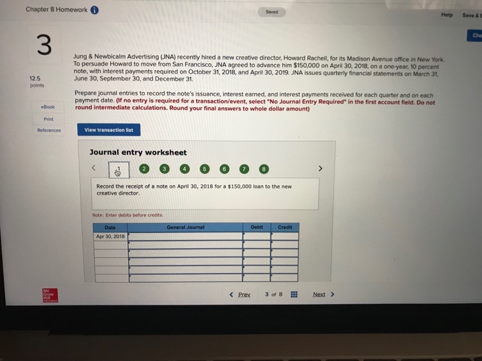  Chapter 8 Homework Saved Heip Save& Che 3 Jung & Newbicalm