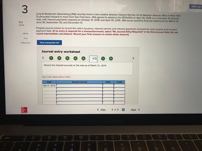 31, 2018, and April 30, 2019. JNA issues quarterly financial statements on