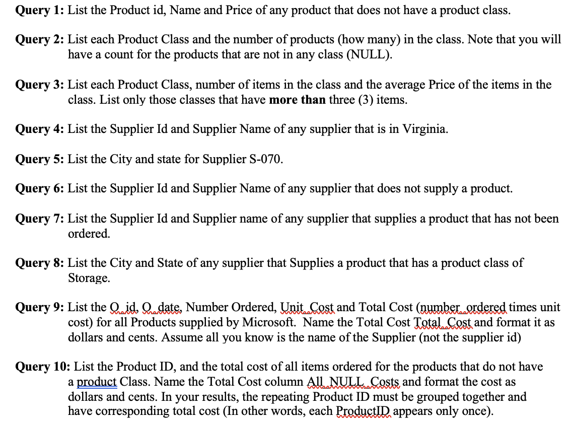CIS_Purchase_Order; Drop Table CIS_Product; Drop Table CIS_Supplier; Drop Table CIS_Zip; REM *****Create