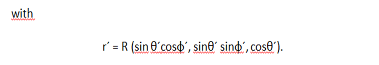 wish to find the vector magnetic potential at an arbitrary point r