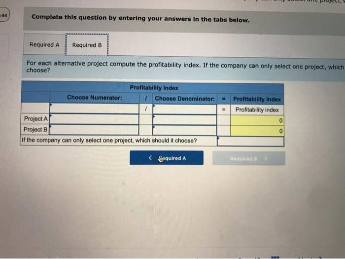 investments being considered by Jolee Company. The company requires a 8% return