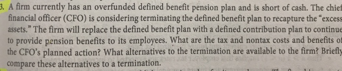 the fund is overfunded or underfunded? H does this role affect dynamic