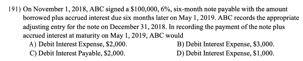 Can someone explain how to get the answer providing formulas and calculations?