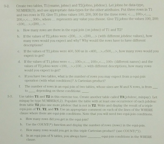  Just need help with answers for 3-3 using 3-2 data. Create
