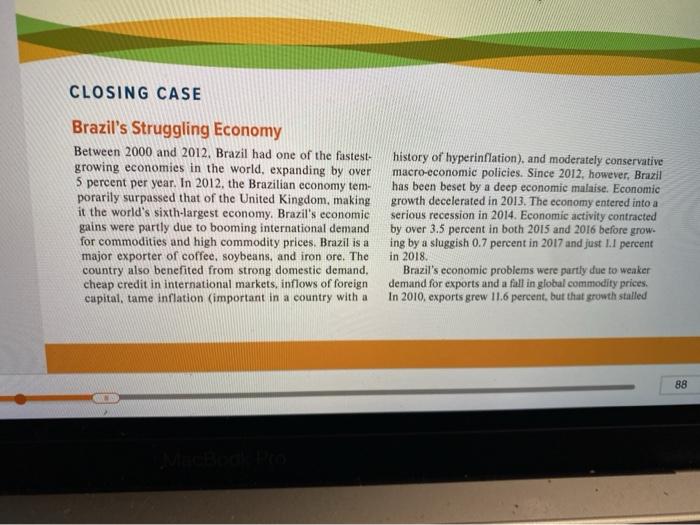  please can i get help on question 2 and 4 CLOSING