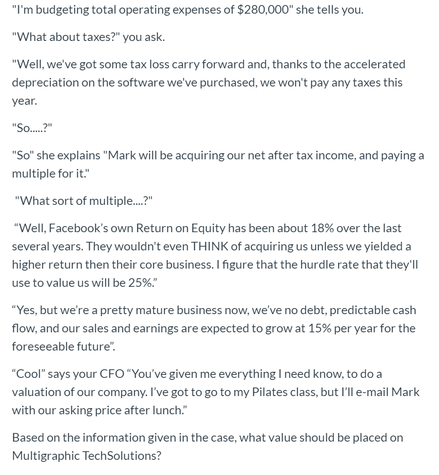 below are its financial highlights for each of the past four years,