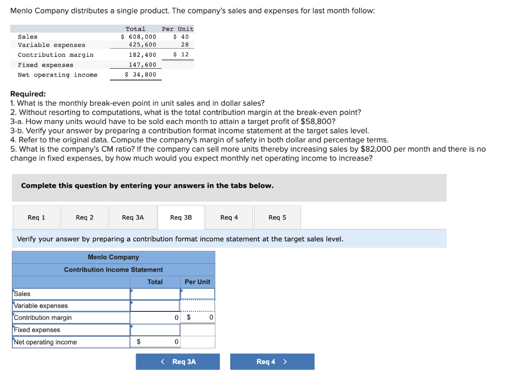 Need answer for 1-5 Please! Required: 1. What is the monthly