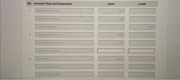 12 . 3. Incurred 1,280 hours of direct labor at a rate