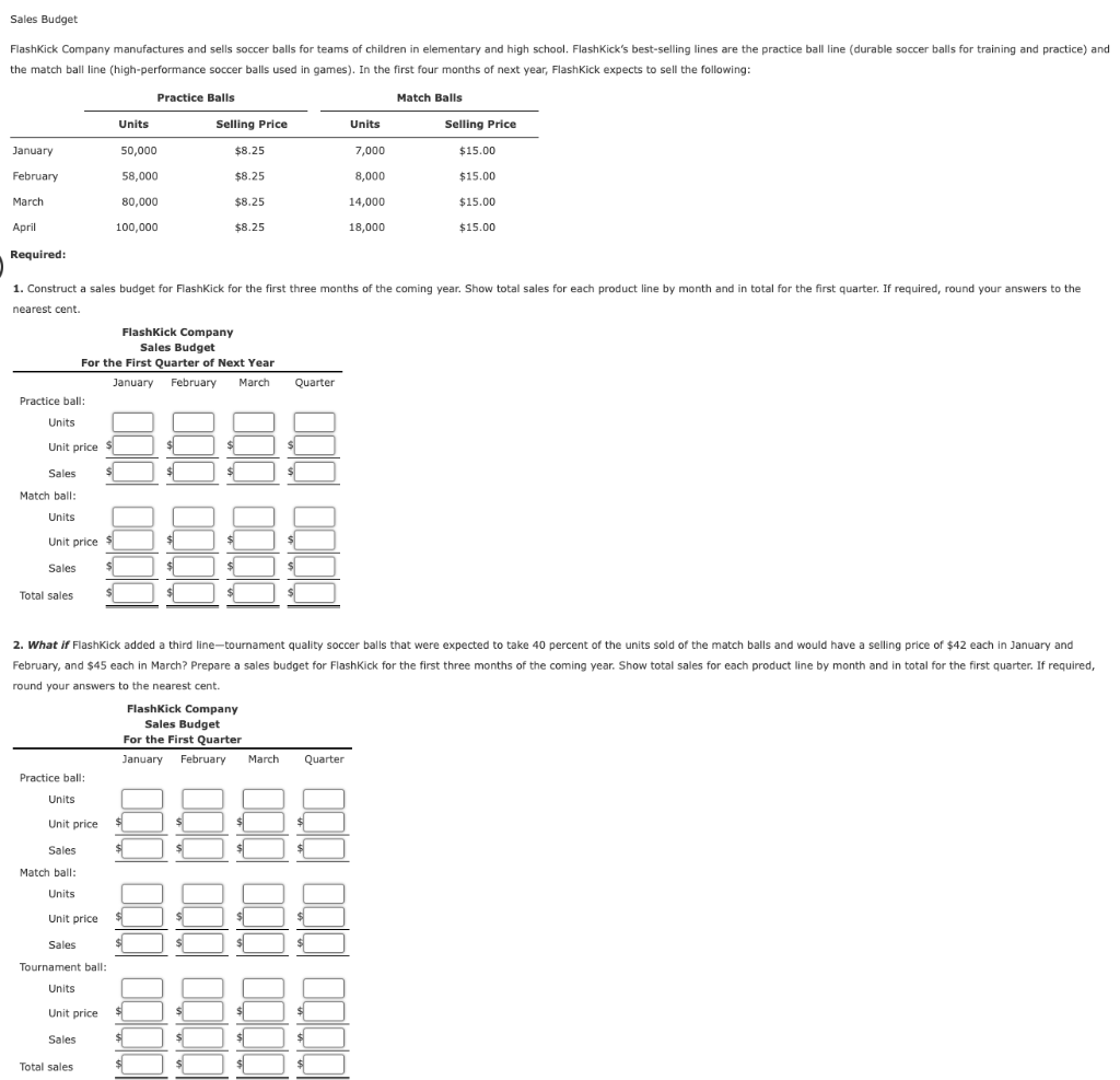 Chapter 8 Question 4 the match ball line (high-performance soccer balls used