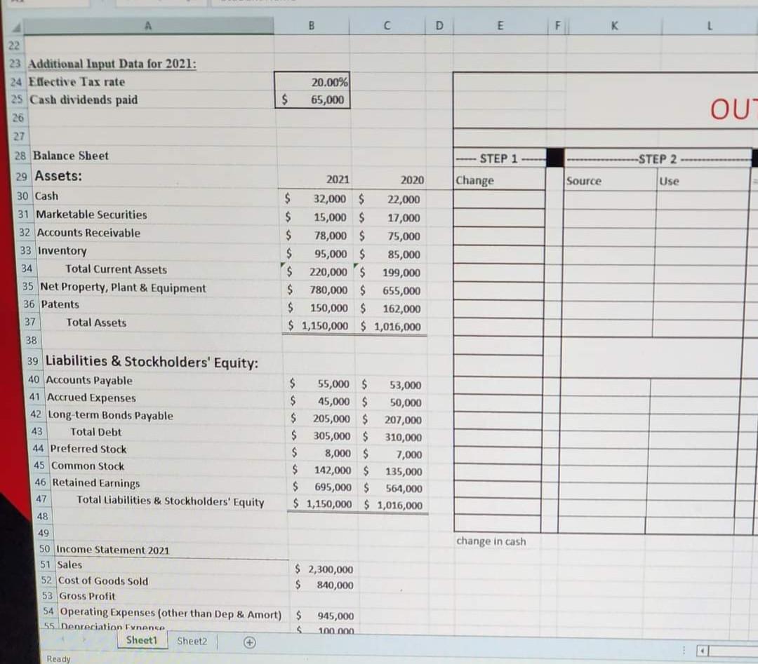 balance sheets and most recent income statement for CCB Construction Co. 1.