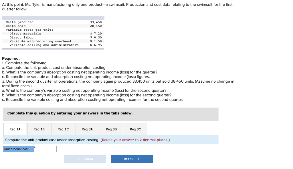 [L07-1, L07-2, LO7-3] Tami Tyler opened Tami's Creations, Inc., a small manufacturing