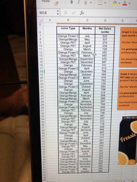  it must be a stacked line graph and please show to