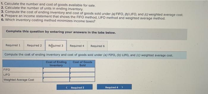 of units purchased and sold throughout each year but applies its inventory