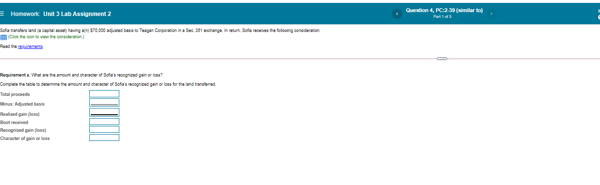  E Homework: Unit 3 Lab Assignment 2 Question 4, PC:2-39 (similar