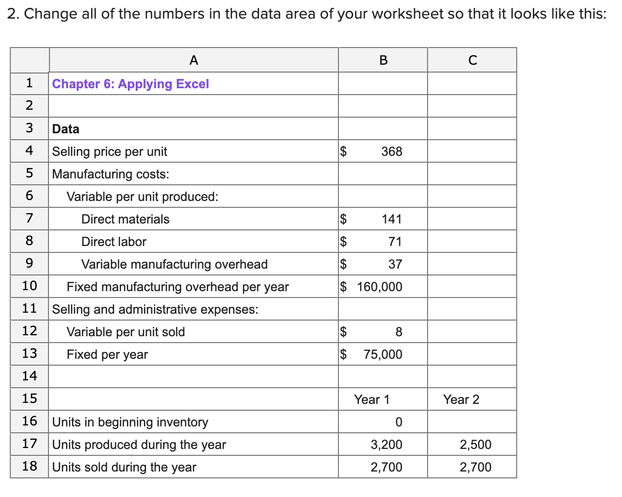 If your formulas are correct, you should get the correct answers