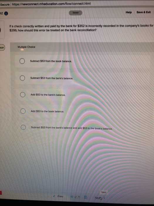  Secure https:/ com/flow/connect.html iZ Help Save &Exit If a check correctly