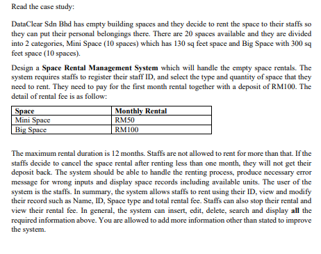 the rules included? thank you in advanced. Compulsory data structures to be