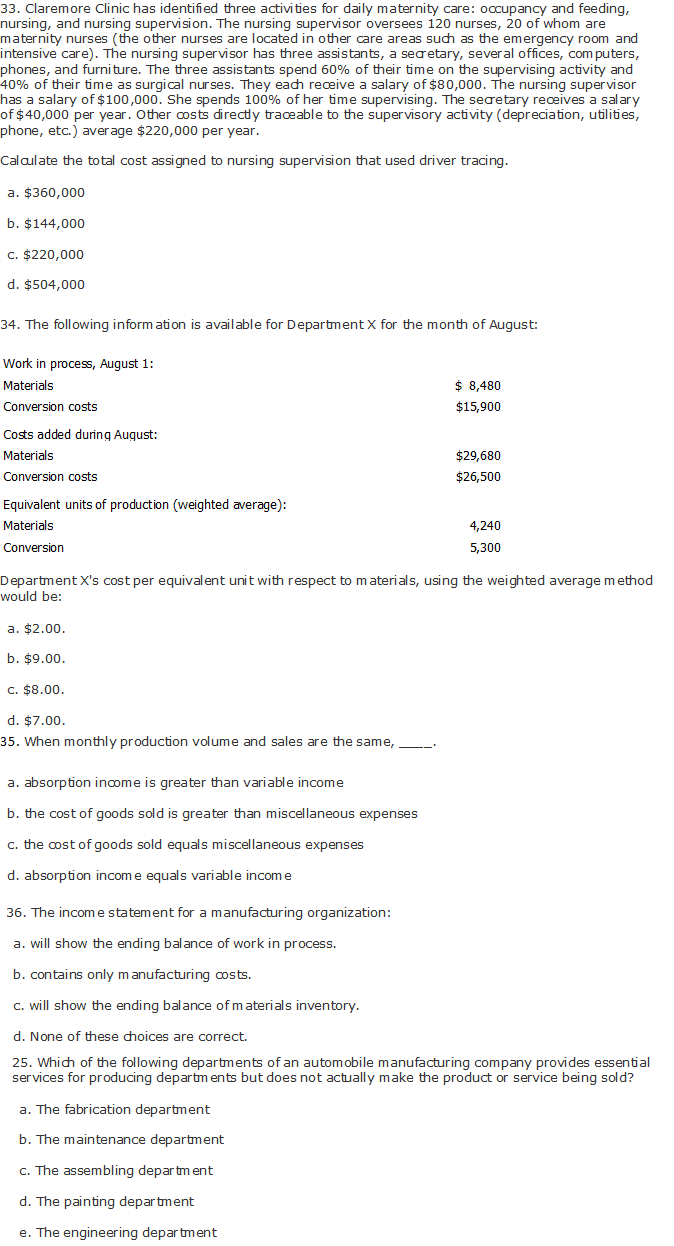 Please Please answer all questions, I don't want steps or details just