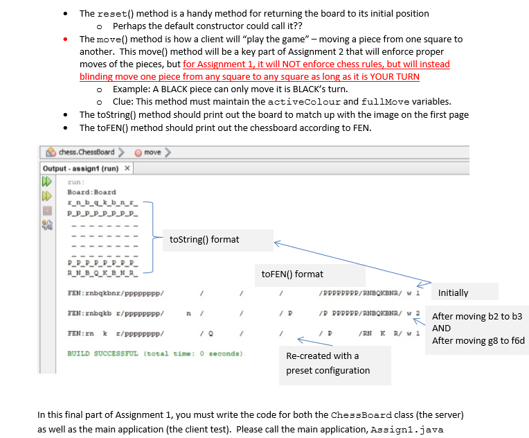 if ( (row'8')) throw new IndexOutOfBoundsException("row must be between 1 and 8,inclusive");
