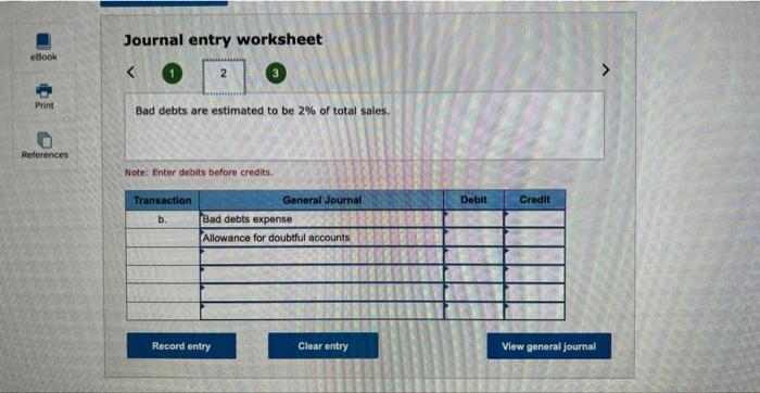 the following results for its calendar year. In addition, its unadjusted trial