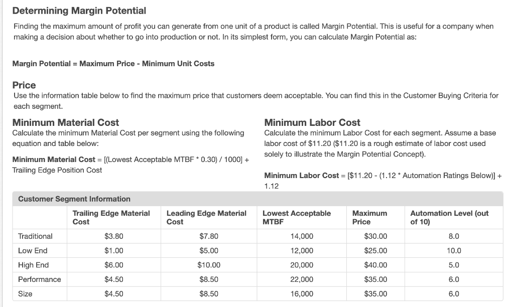 Analysis will help the Research & Development Department understand how to change