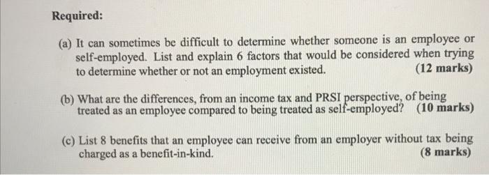 please put refrencing of the website used to answer the question Required: