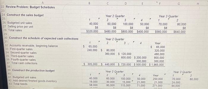 excel sheet B c E H 1 Chapter 8: Applying Excel \begin{tabular}{l|l}