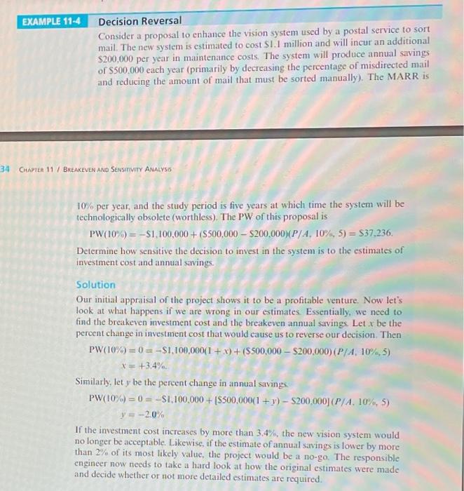 Consider a proposal to enhance the vision system used by a postal