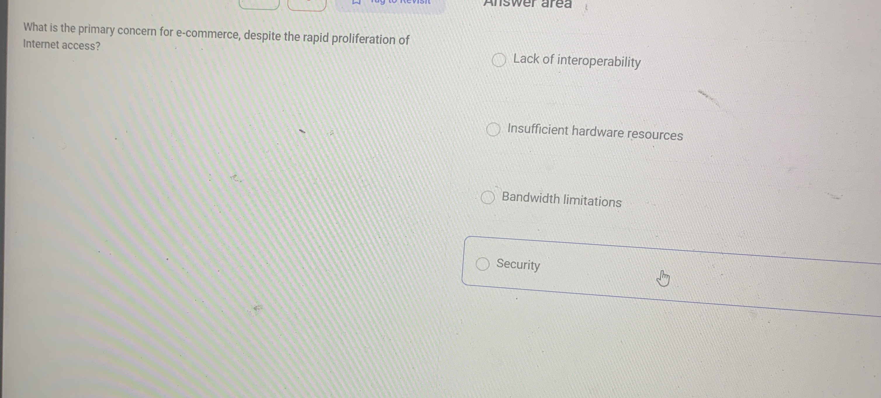  What is the primary concern for e-commerce, despite the rapid proliferation