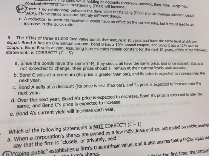  need info on number 5 Il Sales While holding its accounts
