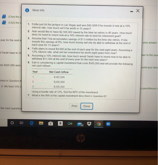 $1 table.) Scenario 1. Eddie just hit the jackpot in Las Vegas