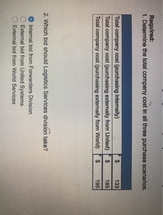 Custom Freight Systems (B): Transfer Pricing (LO 15-1, 2, 3) We can't