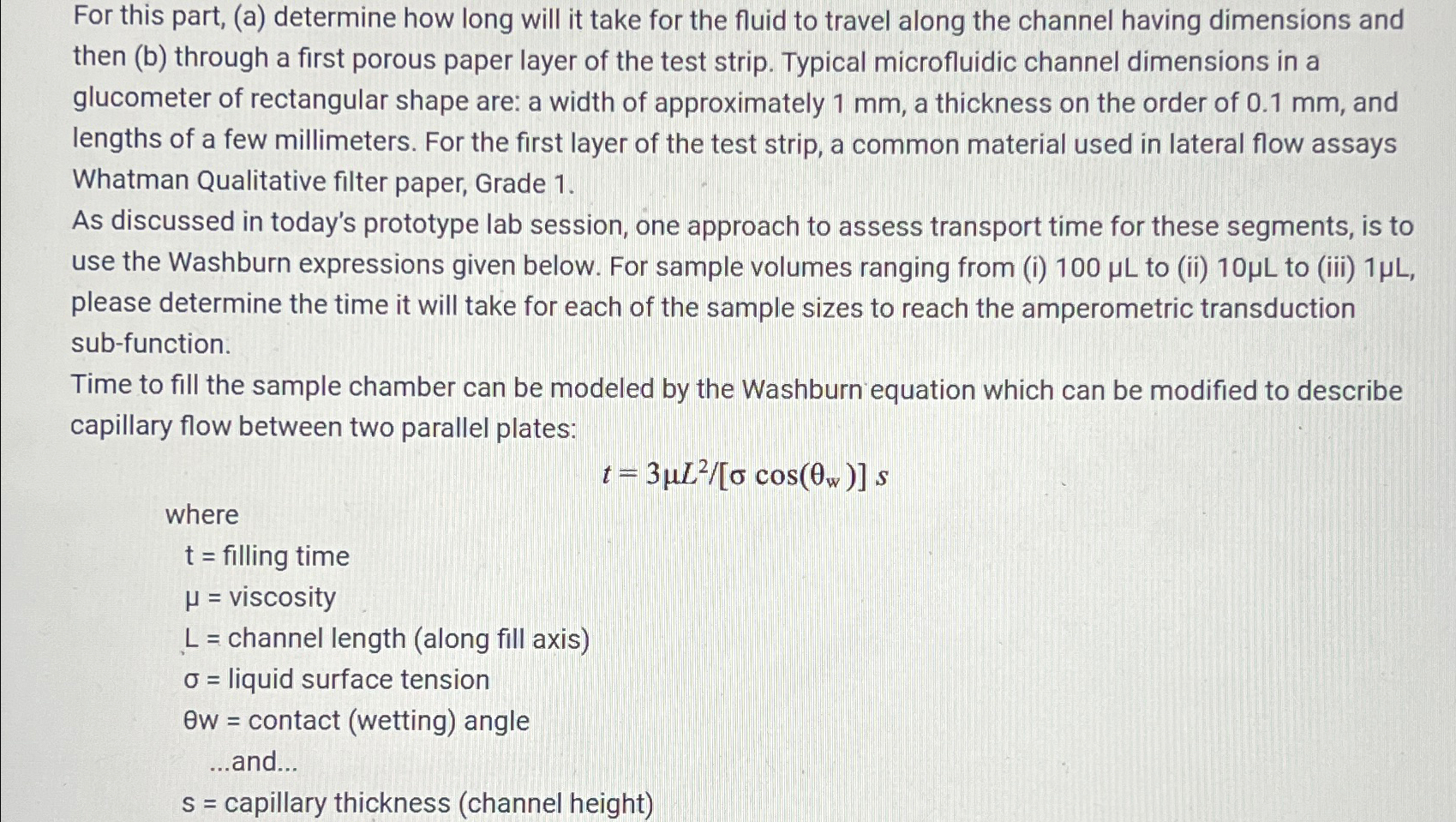  For this part, (a) determine how long will it take for