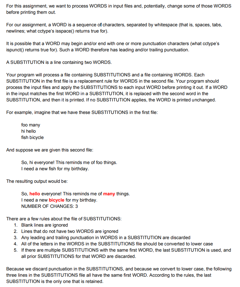 Required in C++ Required in C++ For this assignment, we want to