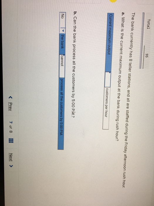 State Bank is trying to make sure that they have enough tellers