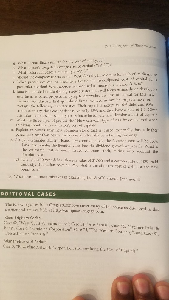 wasn't solved in the textbook under textbook solution on chegg.com I would