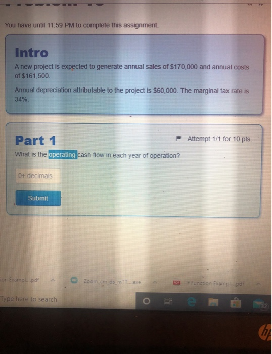 You have until 11:59 PM to complete this assignment. Intro A
