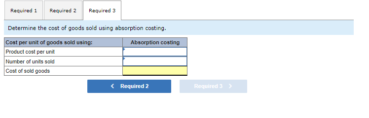 its first year of operations. Direct materials $ 17 per unit Direct