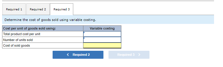 units Ending finished goods inventory 5,100 units 1. Compute the product cost