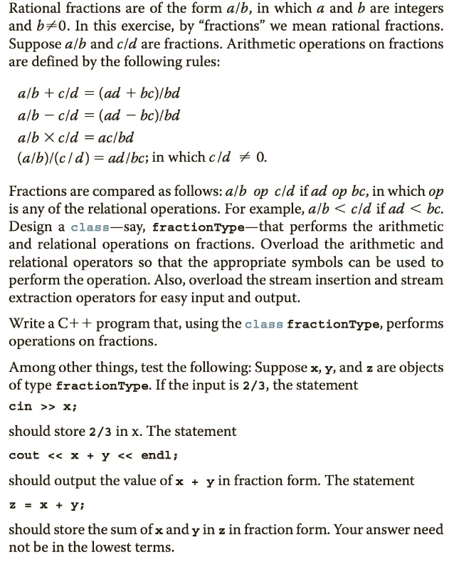 For c++ Additional Requirements Use a template so the class works with