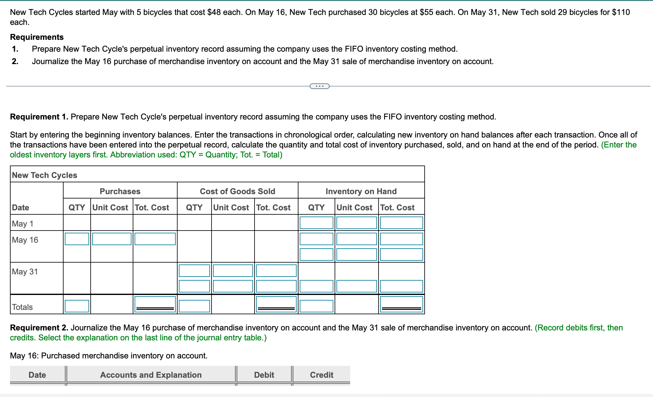 New Tech Cycles started May with 5 bicycles that cost $48
