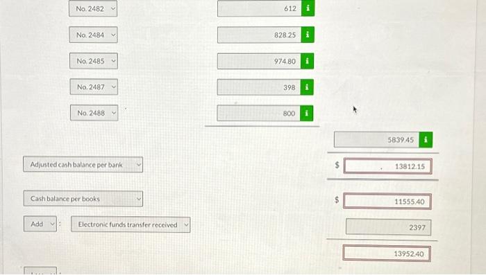 $18,076.25. The bank did not make any errors, but Blossom Company made