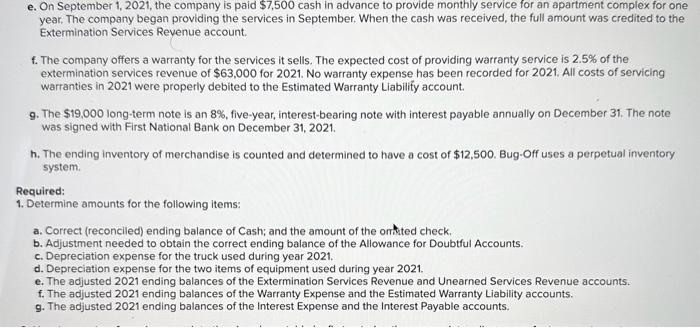 products manufactured by other companies. Following is the company's unadjusted trial balance