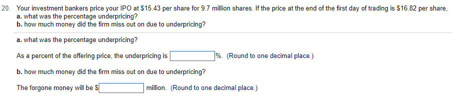 Please show your work in Microsoft Excel. Below is a sample