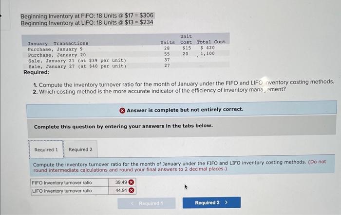 Ch 7 Q 4 required 2 is already complete and correct: FIFO