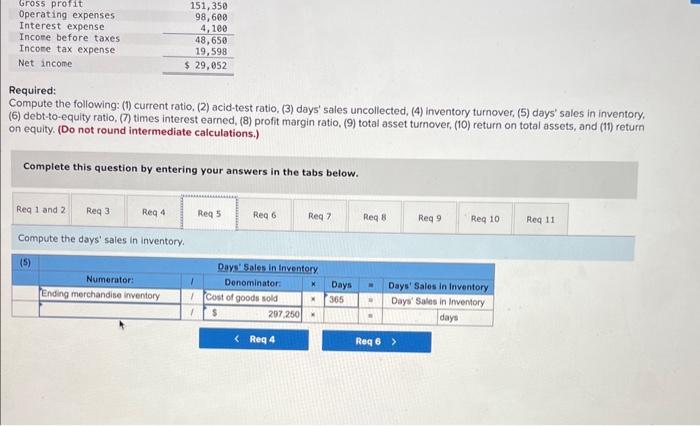 7: Interest Expense! Thanks Selected current year-end financial statements of Cabot Corporation