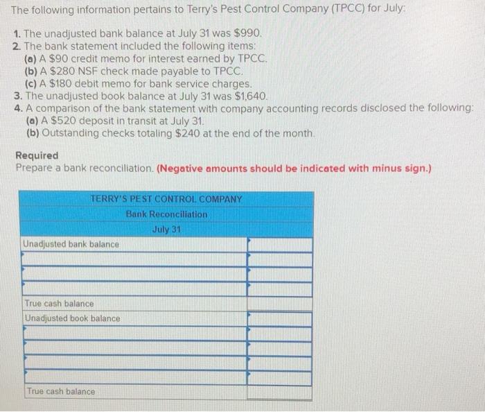 bank statement on June 30 was $55,658 2. Deposits in transit on
