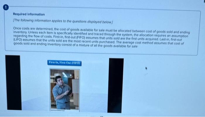 system and the FIFO method. Otis had beginning itventory of 30 units