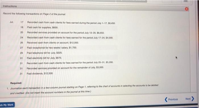 the problem, the aunting de was completed up through the preparation of