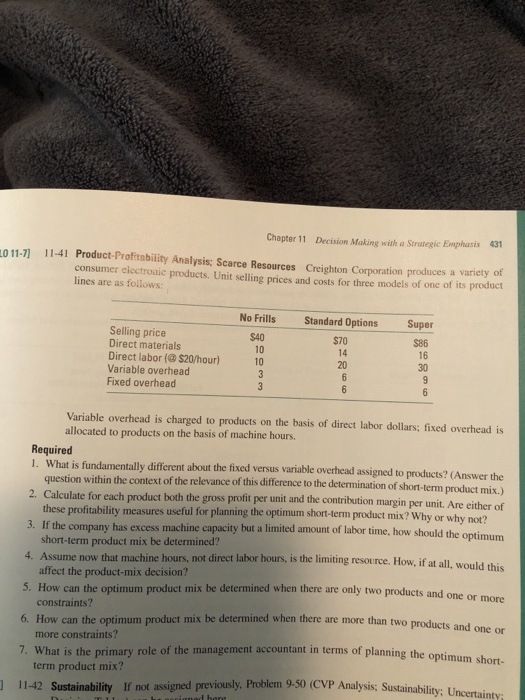 Chapter 11 Decision Making with a Strategic Emphasis 431 0 11-7)